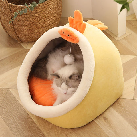 Warm Cozy Kitty Lounger