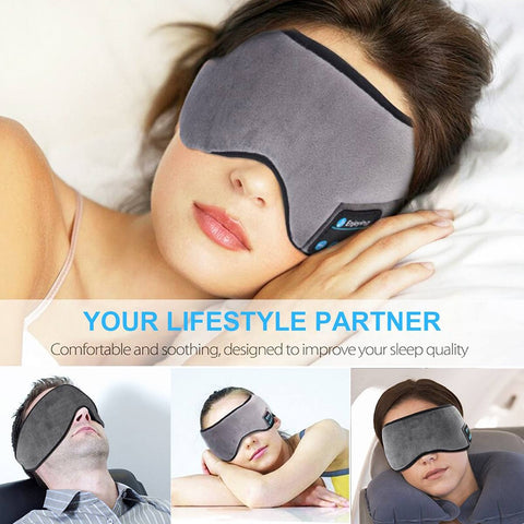Bluetooth Sleeping Headphones Eye Mask Sleep Headphones