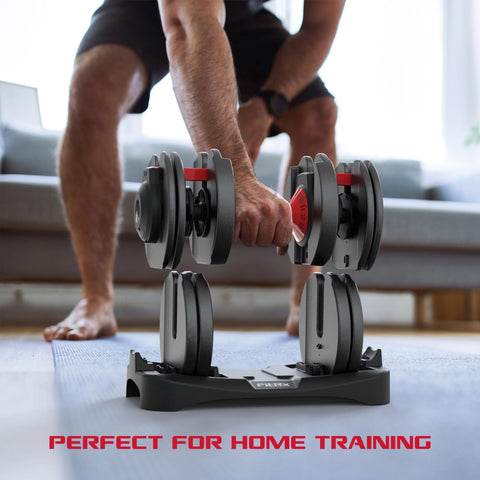 Quick Select Adjustable Dumbbell, 5-52.5 Lb. (Single)