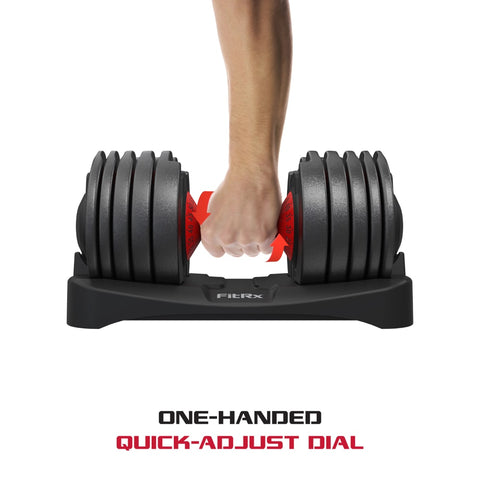 Quick Select Adjustable Dumbbell, 5-52.5 Lb. (Single)