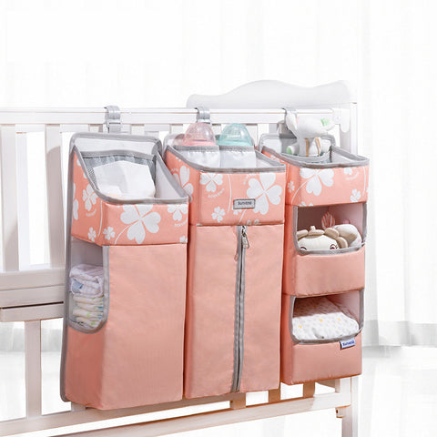Baby Storage Organizer Crib Hanging Storage Bag for Baby Essentials