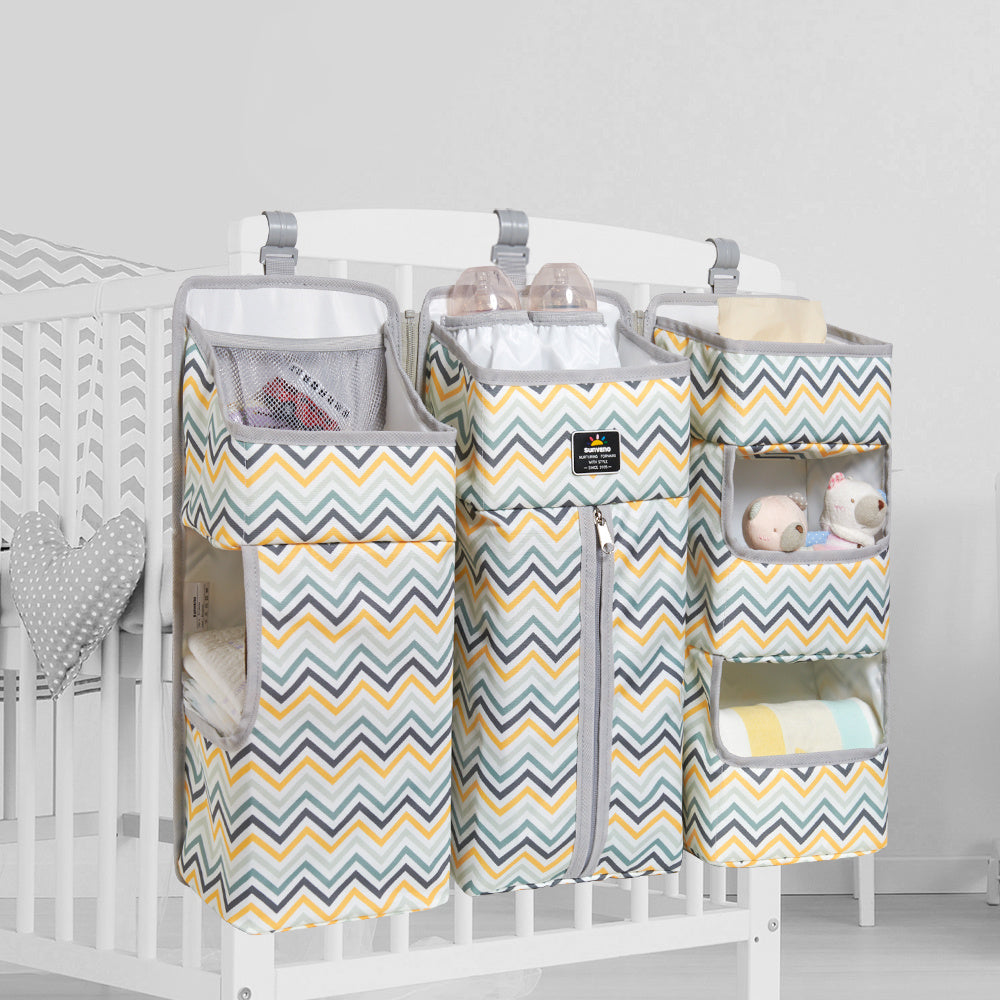 Baby Storage Organizer Crib Hanging Storage Bag for Baby Essentials