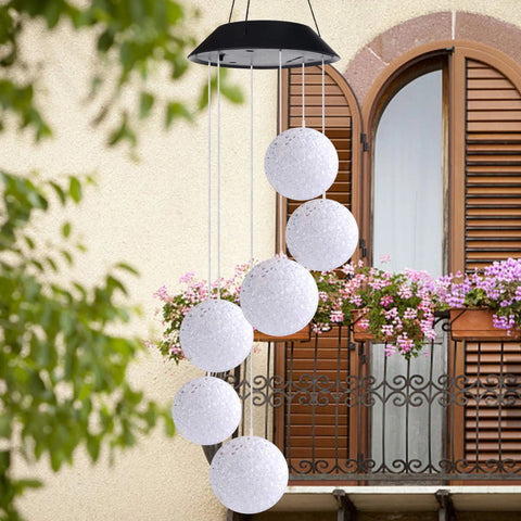 Yard Decor Lights; Solar Butterfly Chimes.