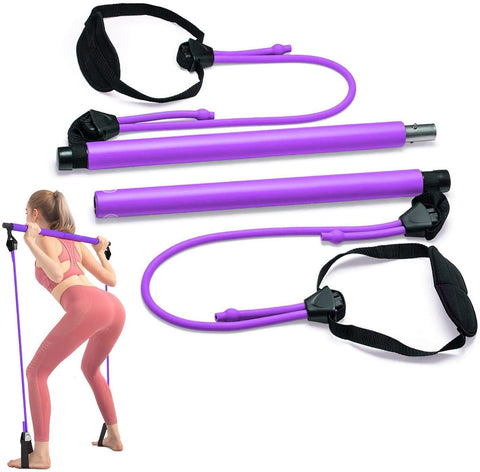 2  Exercise Resistance Bands - 2-Section Sticks