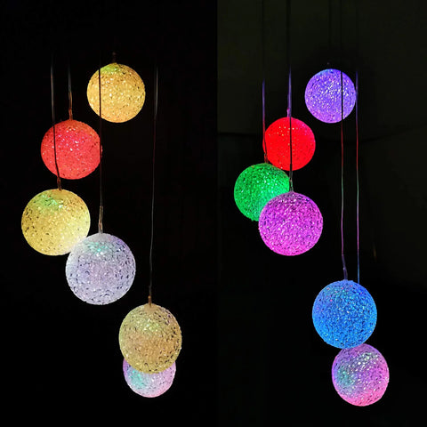 Yard Decor Lights; Solar Butterfly Chimes.