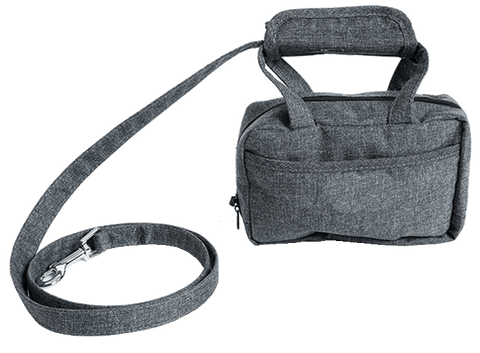 Purse Dog Leash, Accessory Holder and Waste Bag Dispenser
