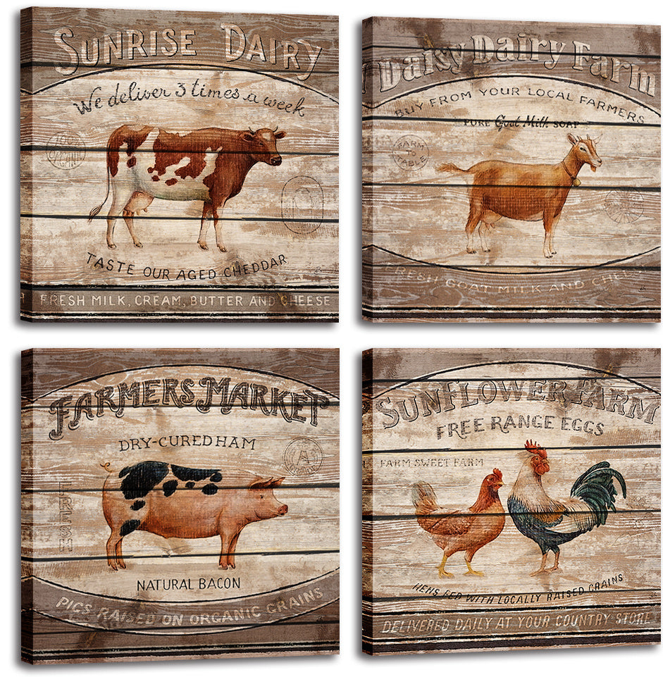 Animal Farm Canvas Wall Art