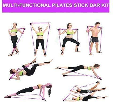 2  Exercise Resistance Bands - 2-Section Sticks