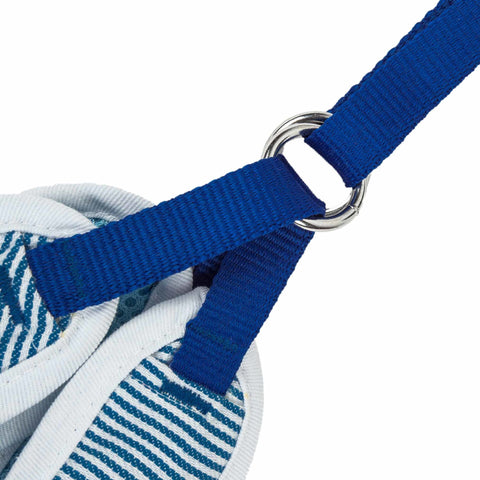 2-In-1 Mesh Reversed Adjustable Dog Harness-Leash W/ Fashion Bowtie