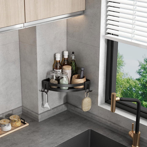 Shower Corner Shelf Caddy 2 Pack shower Organizer ;No Drill