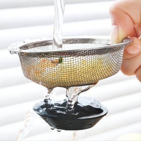 1pc Stainless Kitchen Sink Filter With Plug.